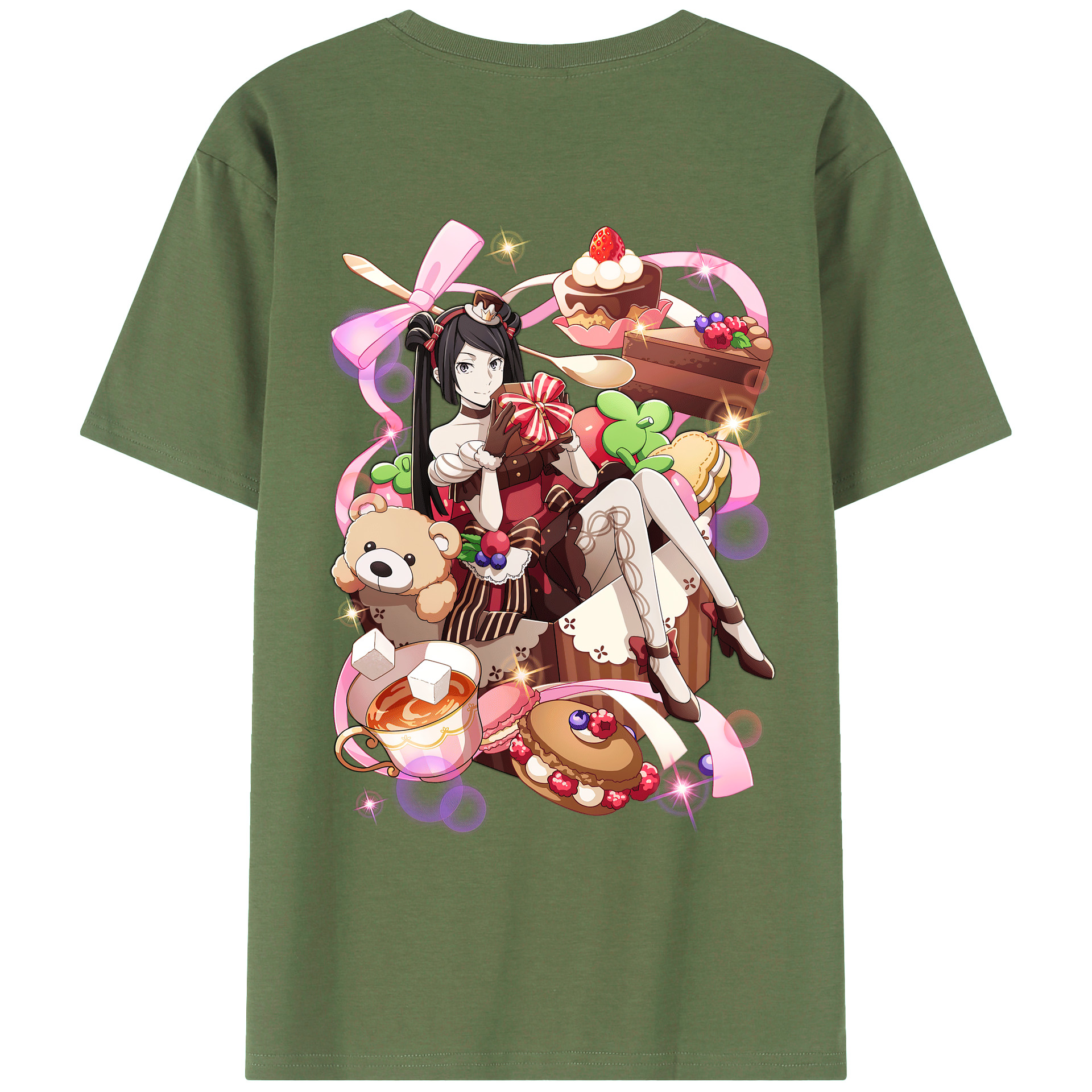 （画像用） 文豪ストレイドッグス Bungo Stray Dogs 綿100％ メンズ半袖Tシャツ（バックプリント） 通気性